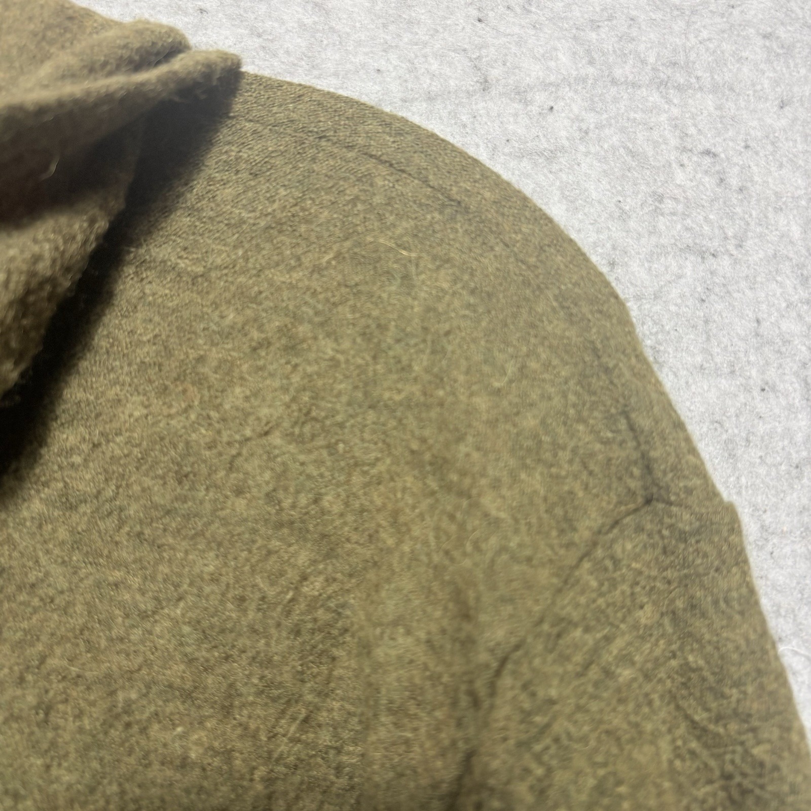 Appalachian Gear Co 100% Alpaca Hoodie Women's L Olive Usa Made Hiking — image 4 of 8
